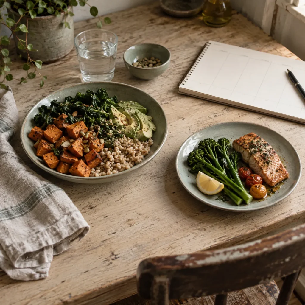 Foods associated with a metabolism-focused diet.