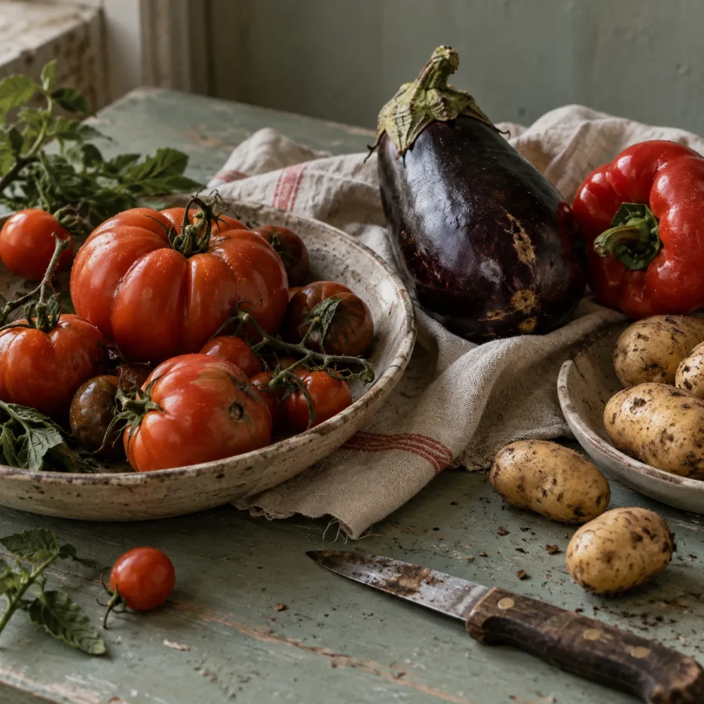 Tomatoes, peppers, eggplant, and other nightshade vegetables.