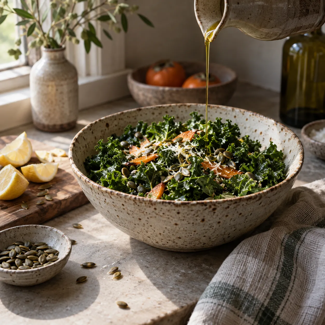 Kale Salad with Olive Oil